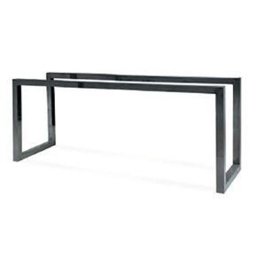 Base de Mesa Young Retangular com Estrutura em Alumínio com tratamento próprio para ambientes externos